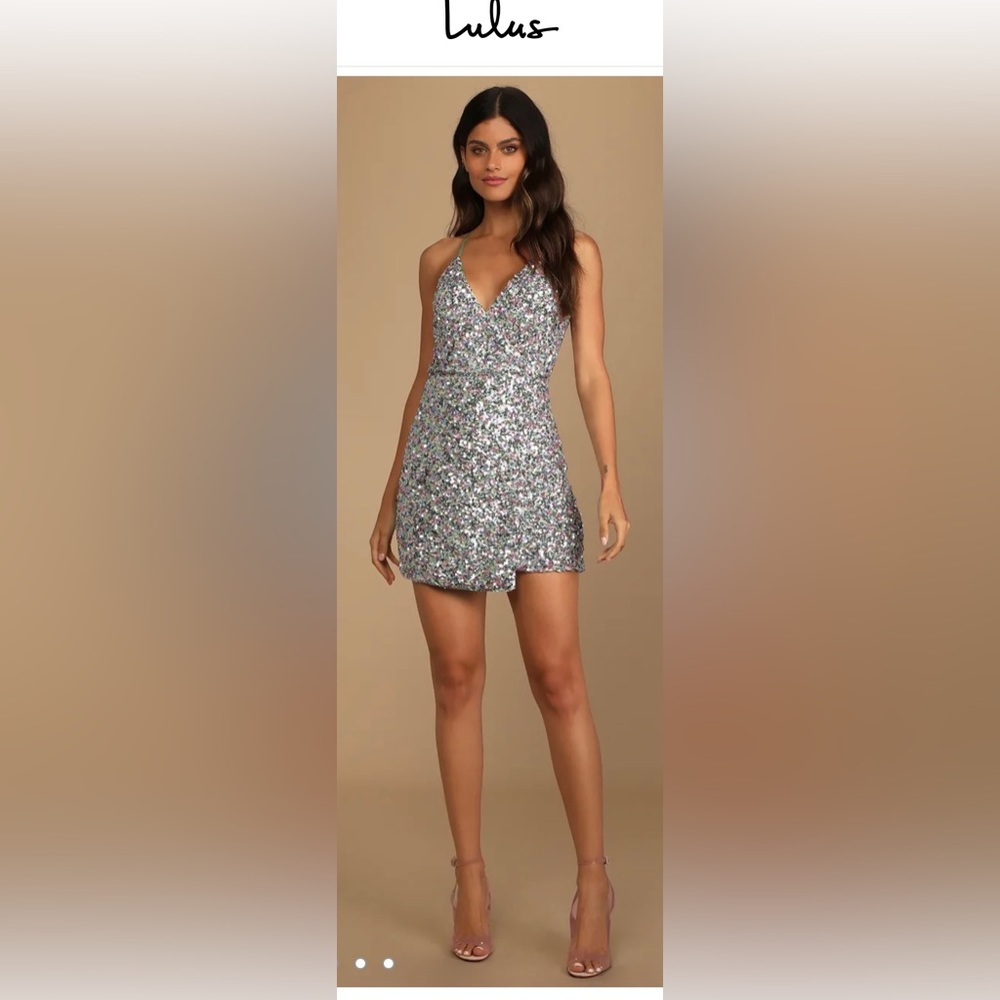 Mint Green Multi Sequin Bodycon Minidress